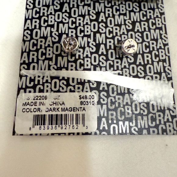 Designer Jewelry: Marc By Marc Jacob’s Set, silver base with purple enamel. - Picture 8 of 8